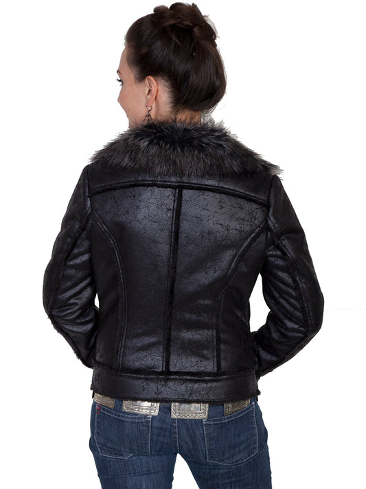 Ladies Studded Cuff Jacket - 8022