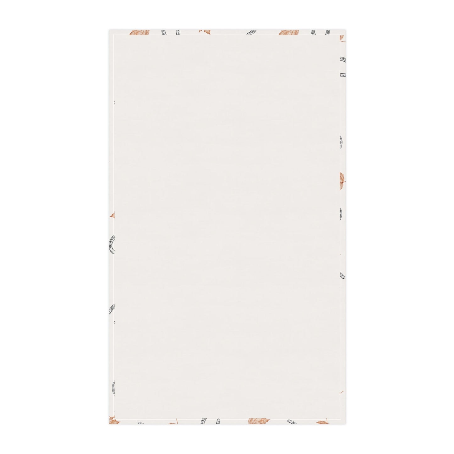 Fall leaves and horseshoes Autumn-Inspired Tea Towels, Cozy Kitchen Decor, Farmhouse Style, Gift for Homeowners, Ideal for Fall Cooking