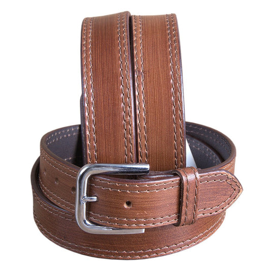 HILASON Western Genuine Leather Belt for Men Women Cowboy Cowgirl Handmade Unisex Full Grain Heavy Duty Tooled Belt for Jeans