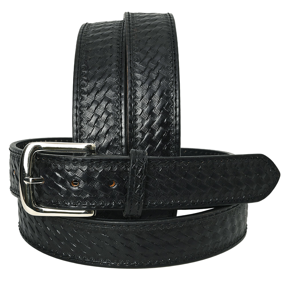 HILASON Western Genuine Leather Belt for Men Women Cowboy Cowgirl Handmade Unisex Full Grain Heavy Duty Tooled Belt for Jeans
