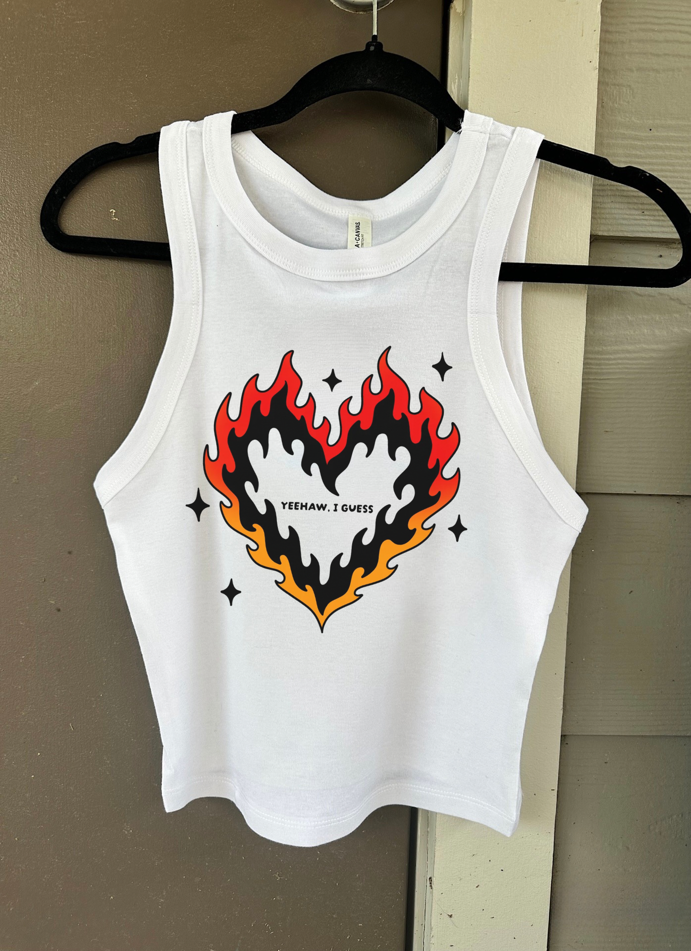 Yeehaw, I Guess Cropped Tank