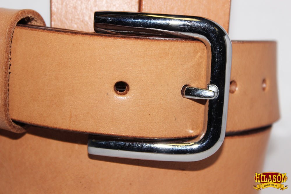 HILASON Western Genuine Leather Belt for Men Women Cowboy Cowgirl Handmade Unisex Full Grain Heavy Duty Tooled Belt for Jeans