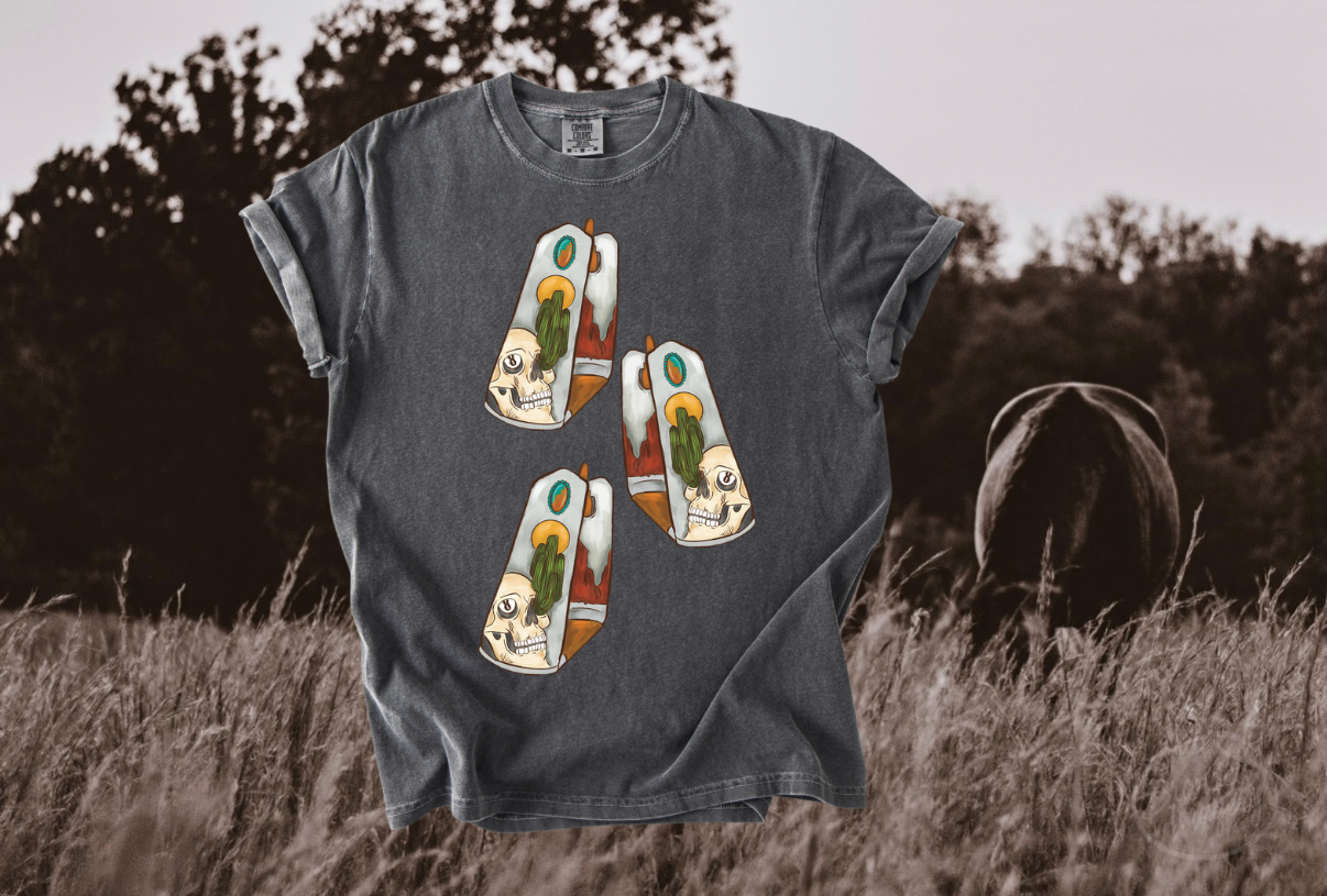 Outlaw stirrups tee