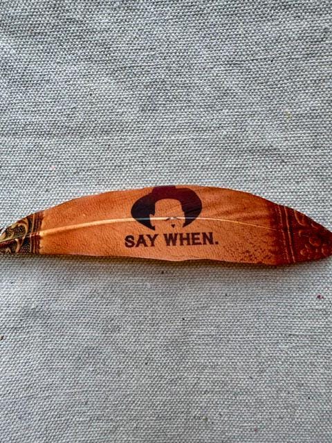 Say When Western Hat Feather
