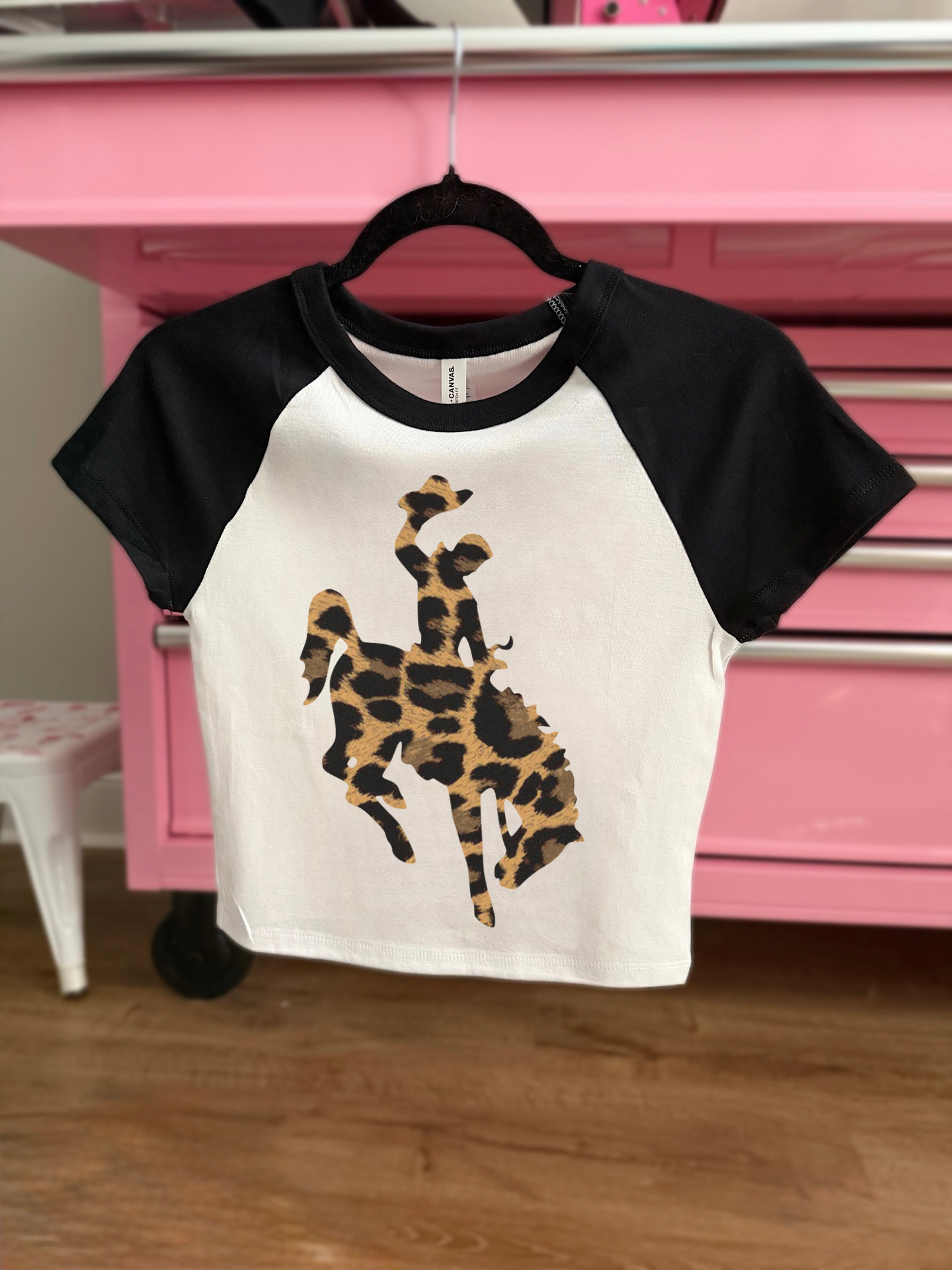 Leopard Cowboy Baby Tee