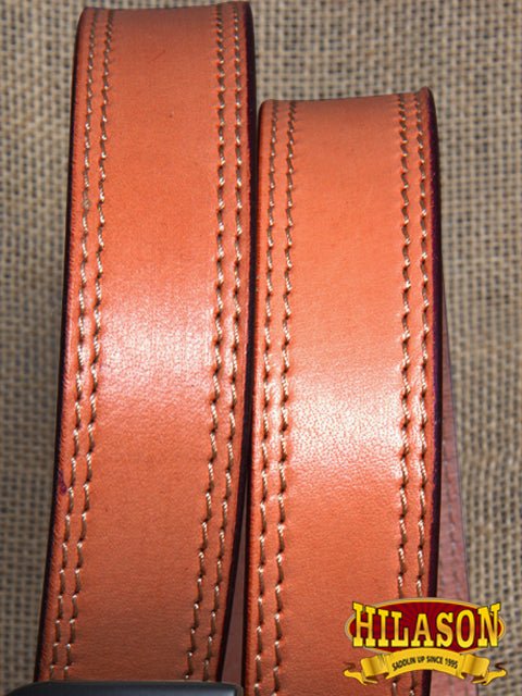 HILASON Western Genuine Leather Belt for Men Women Cowboy Cowgirl Handmade Unisex Full Grain Heavy Duty Tooled Belt for Jeans