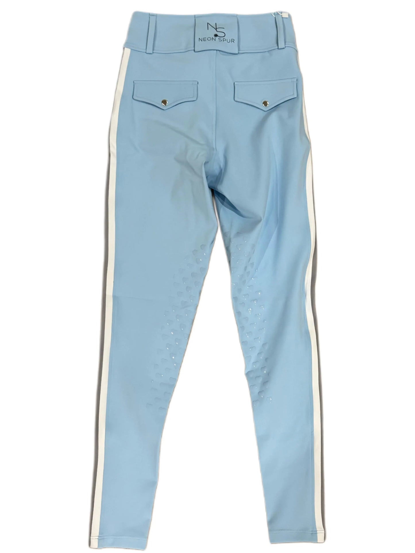 Neon Spur Grand Prix Silicone Knee Patch Youth Breeches