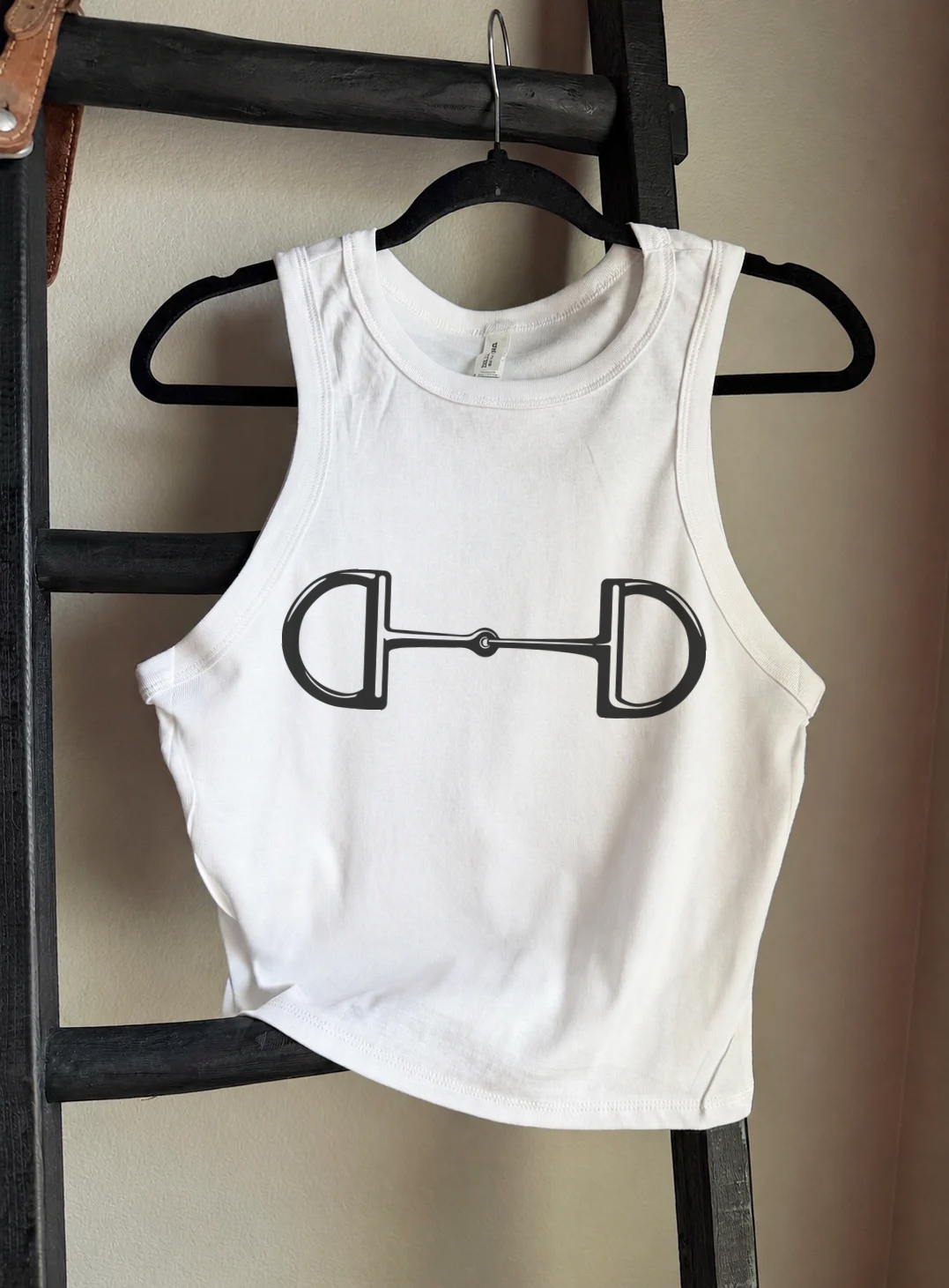 Snaffle Bit Cropped Tank