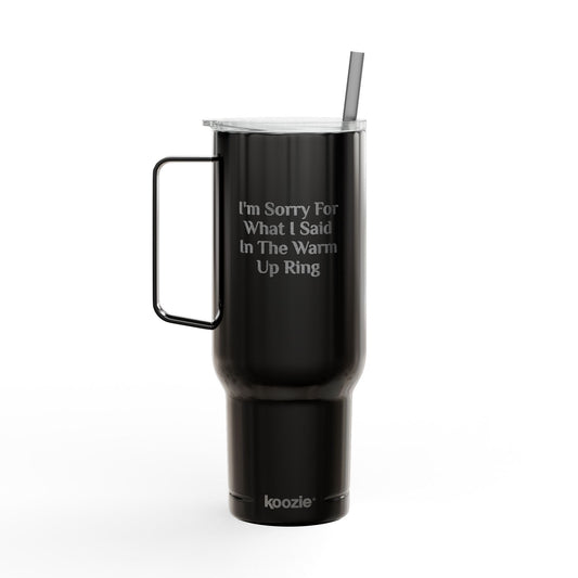 Insulated Tumbler with Lid, 40oz (Engraving) - Sorry/ Warm Up