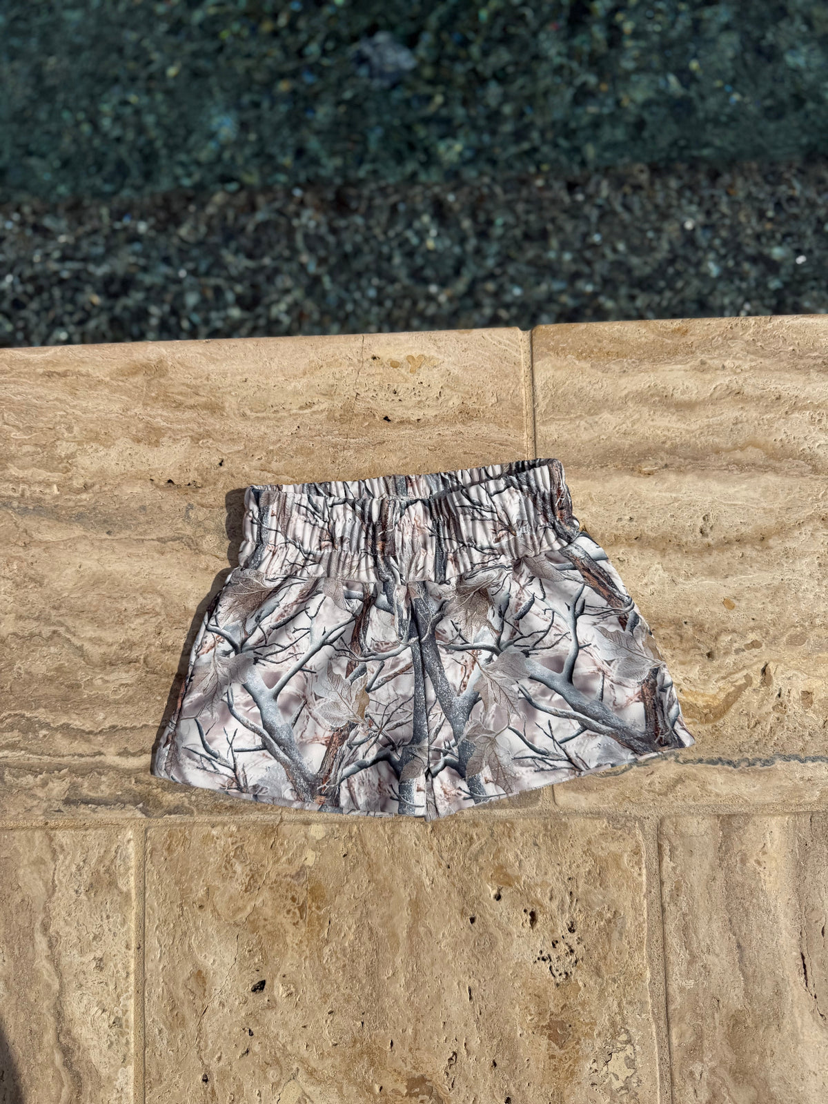 White Timber Swim Trunks  (FINAL SALE)