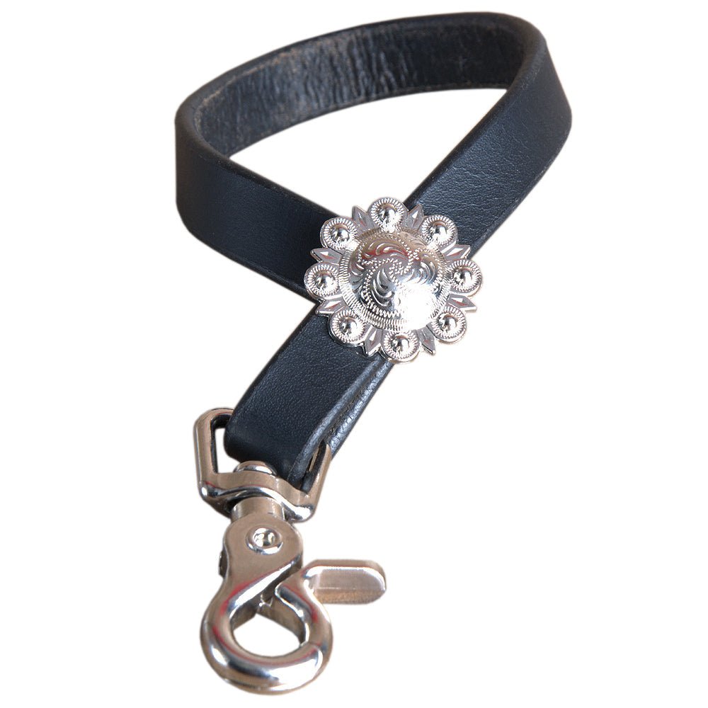 HILASON Leather Horse Tie Down Hobble Keeper Sunset Hand Tool 4 Inch