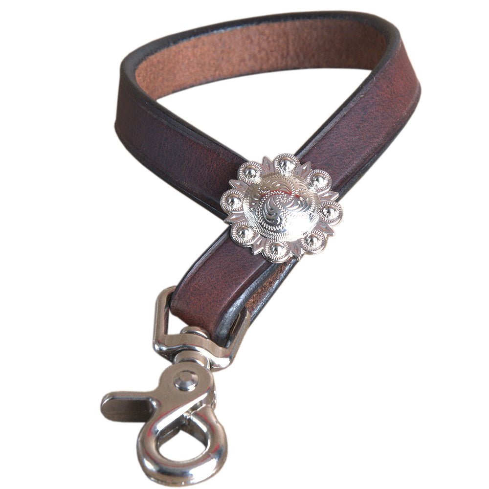 HILASON Leather Horse Tie Down Hobble Keeper Sunset Hand Tool 4 Inch