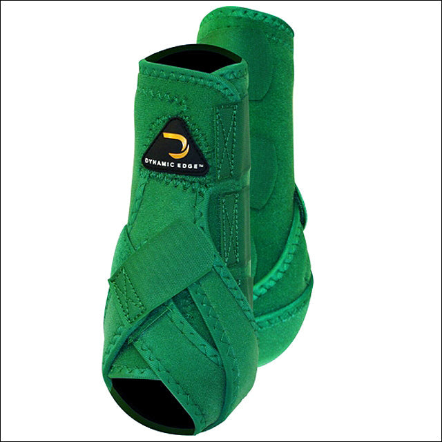 Cactus Dynamic Edge Horse Front Leg Sport Bell Boots Pair Combo Green