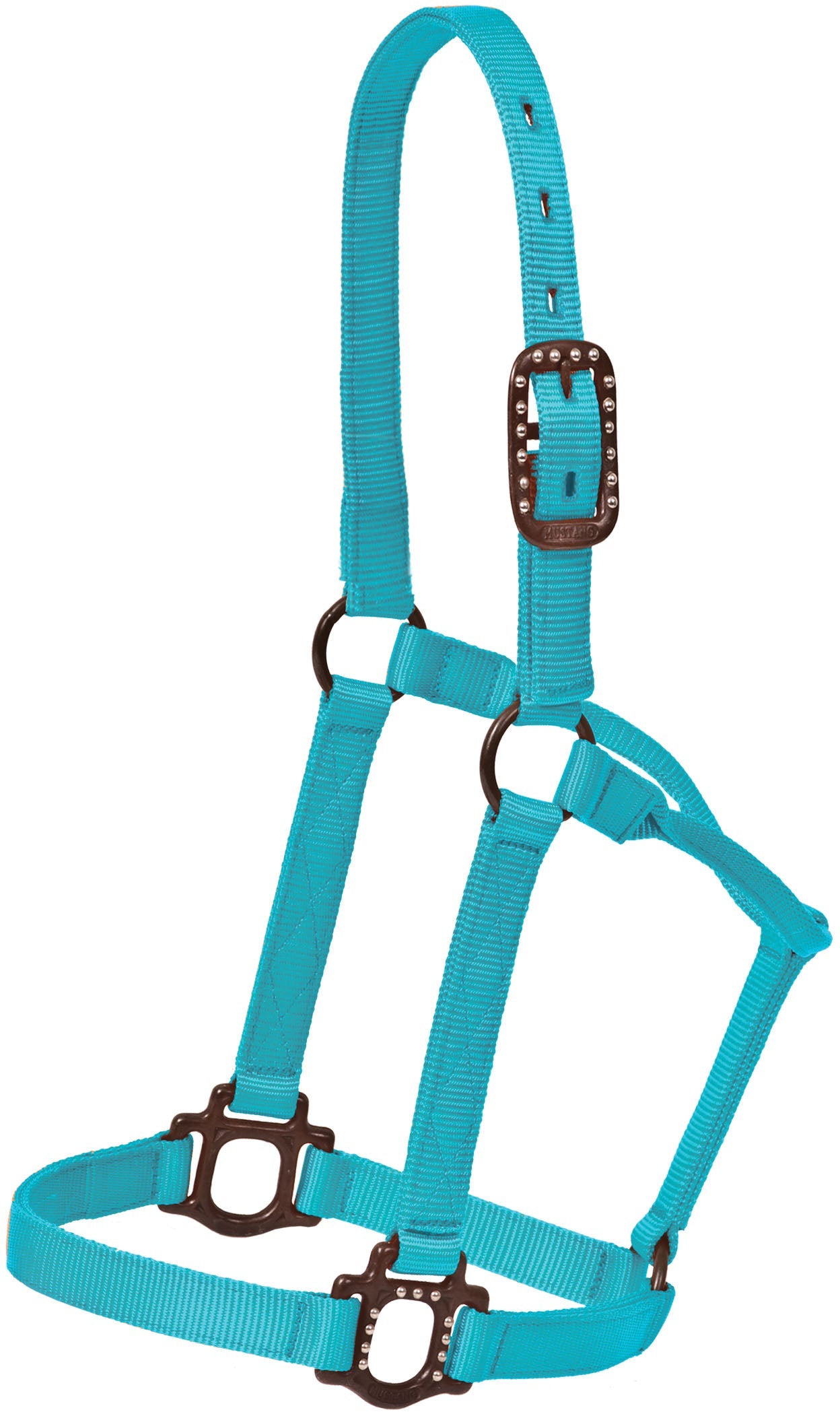 Antique Dot Halter 1" - AQUA