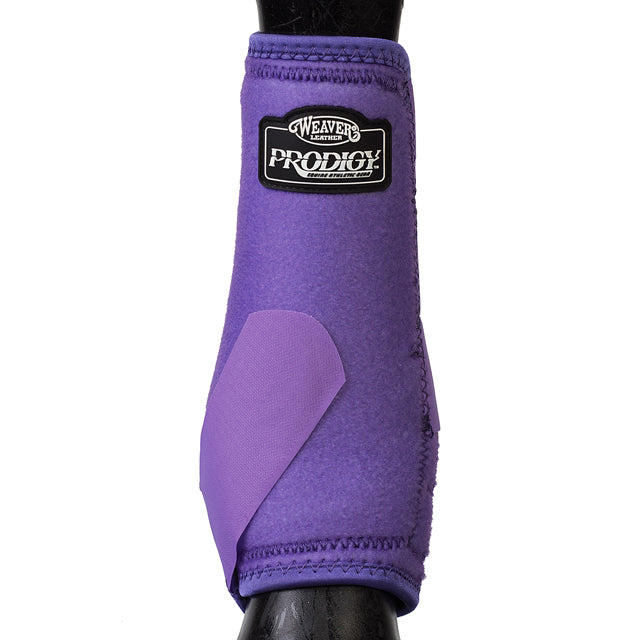 Large Weaver Prodigy Horse Front Neoprene Athletic Sports Boots Pair Grape
