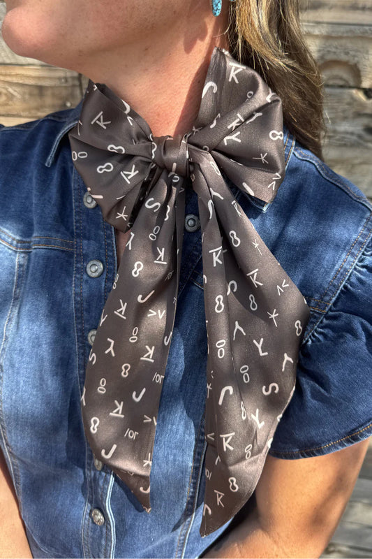 Ranch stamped  Latigo / Twilly