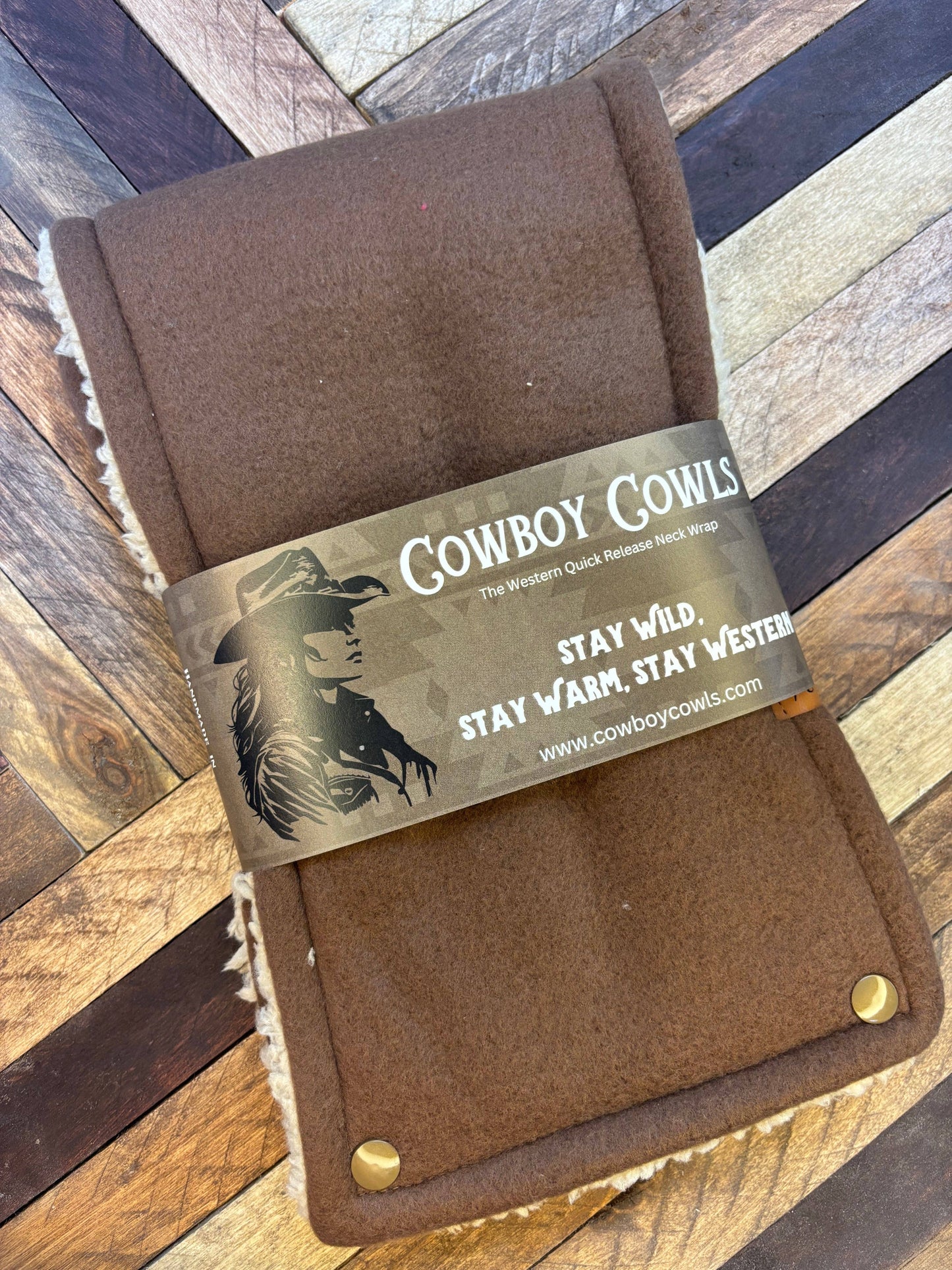 Chocolate brown Cowboy Cowl