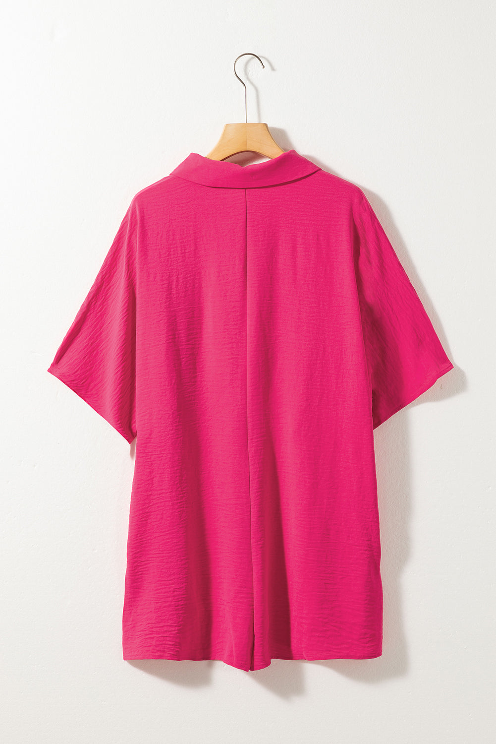 Hot Pink Relaxed Romper
