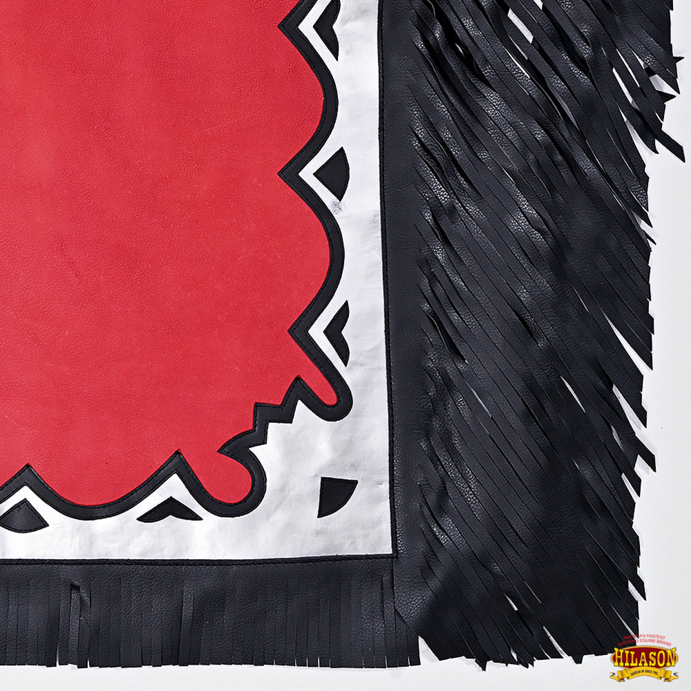 Hilason Handmade Genuine Leather Chaps Adult Handtooled Rodeo Bull Riding