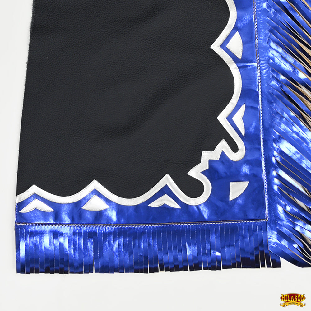 Hilason Handmade Genuine Leather Chaps Adult Handtooled Rodeo Bull Riding