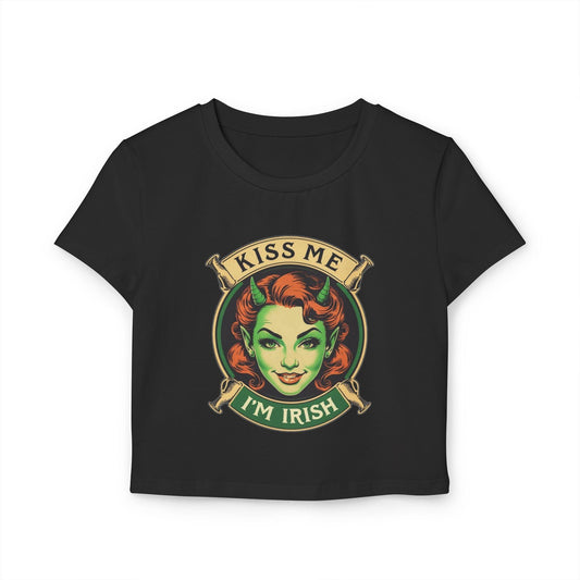 St Patricks Day Baby Tee Kiss Me Im Irish