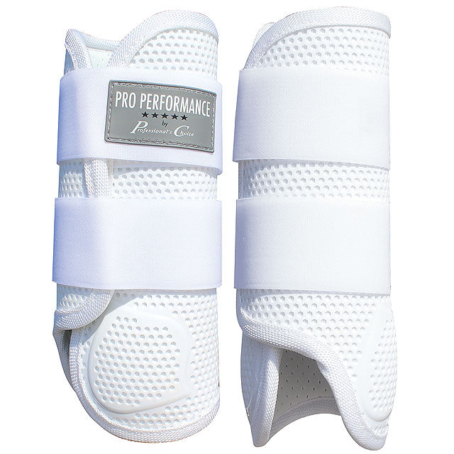 Professional Choice Pro Performance Elite Horse Front Leg Xc Boots Pair White