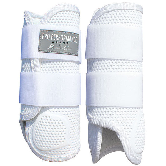 Professional Choice Pro Performance Elite Horse Front Leg Xc Boots Pair White