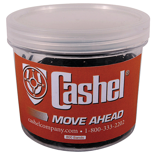 Cashel Super Soft Rubber Braiding Bands Contains 800 Bands White