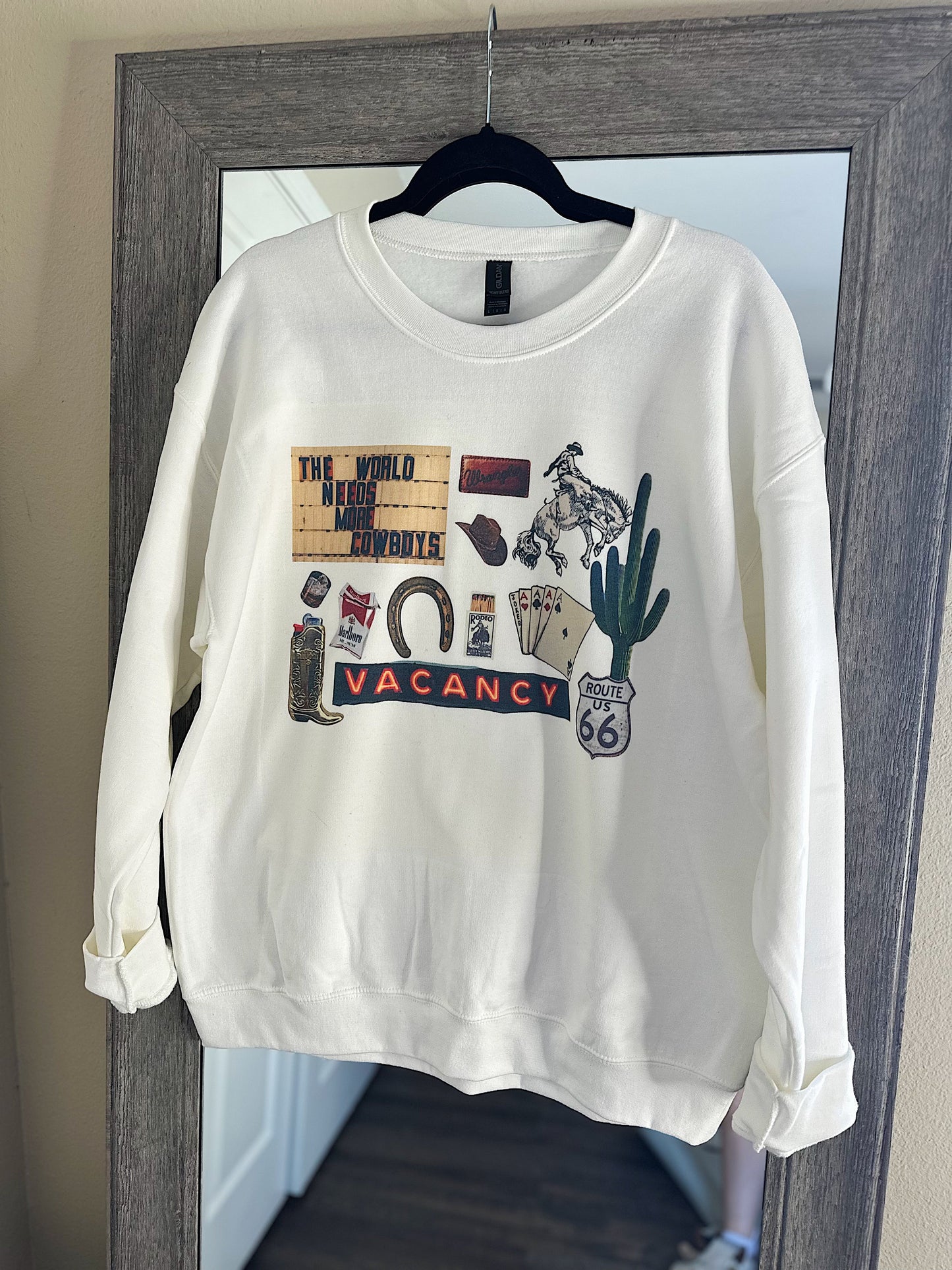 Wild West Collage TEE, CREWNECK or QUARTER ZIP