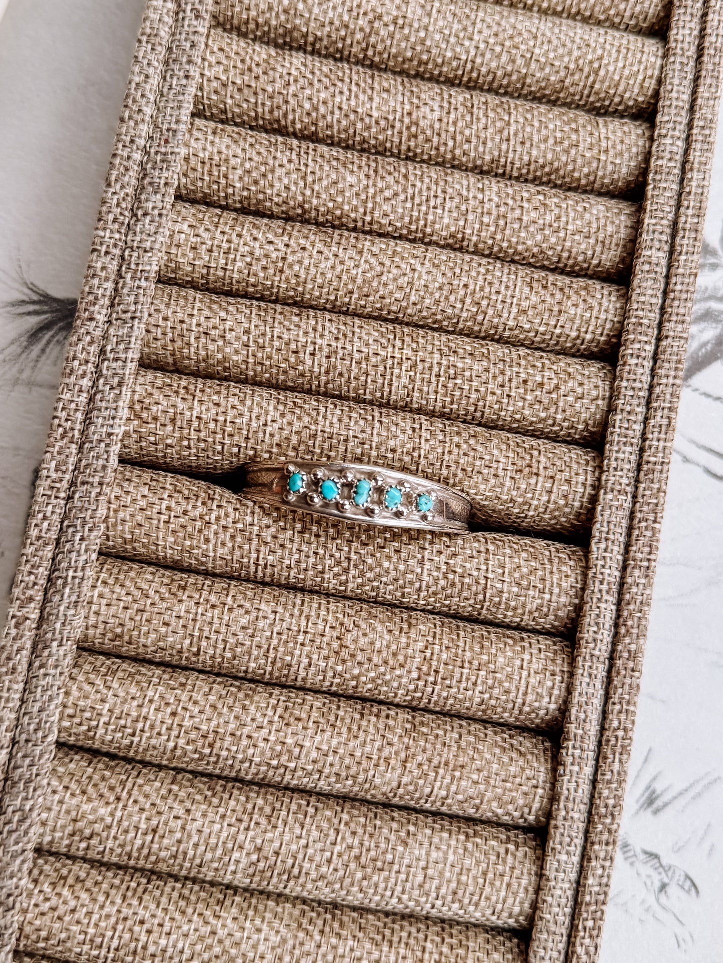 Turquoise 5 Stone Baby Bracelet