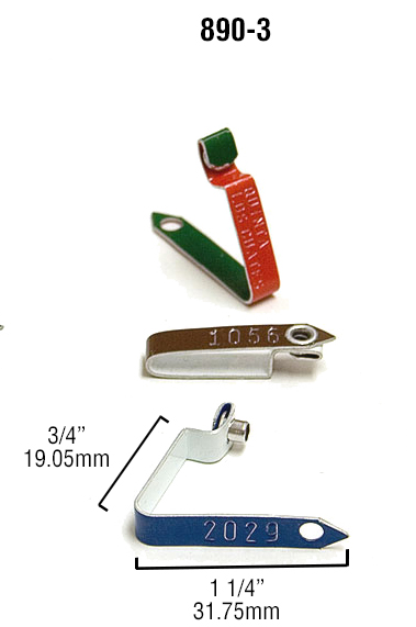 WING BAND TAG/0901-1000/GREEN/STYLE 890
