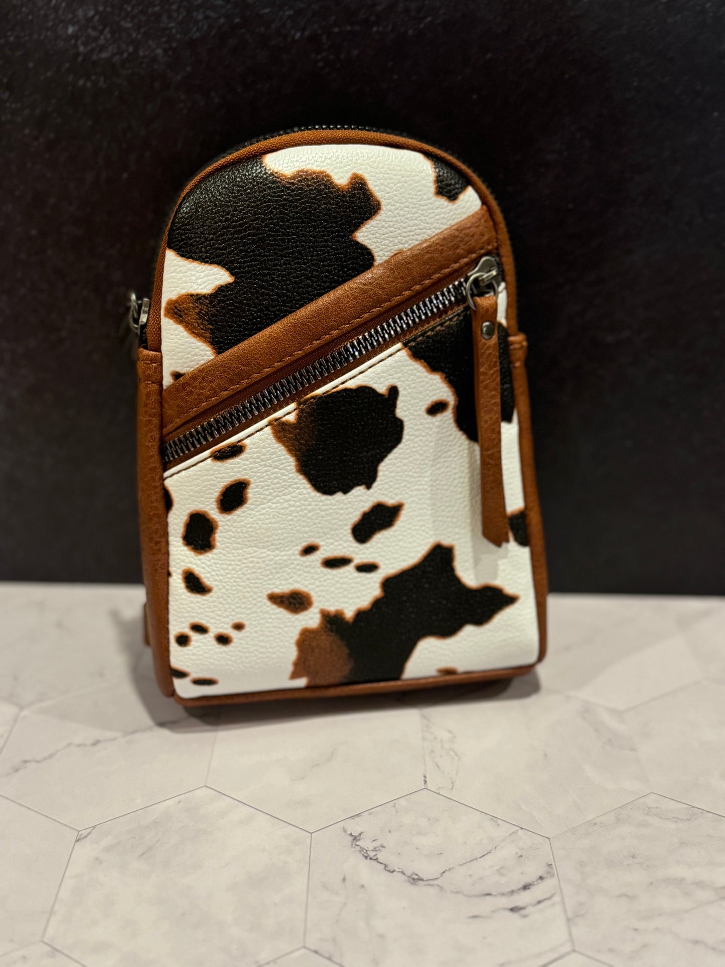Montana West Cow print Crossbody