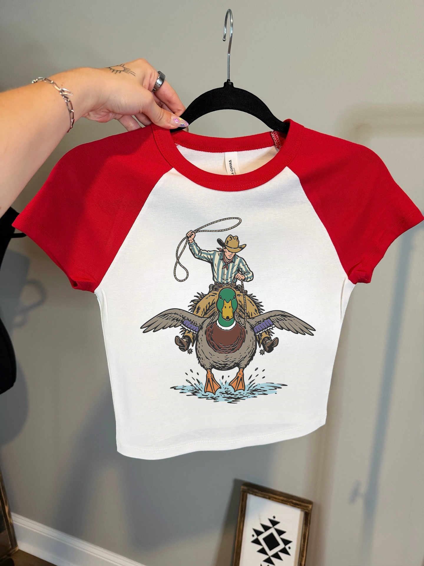 Cowboy Mallard Baby Tee