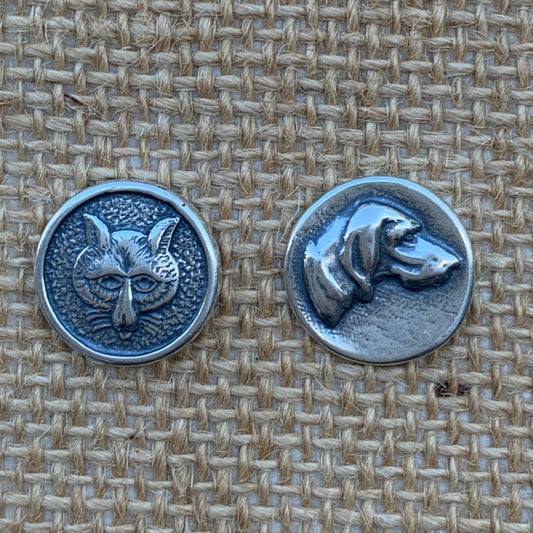 Fox & Hound Stud Earrings