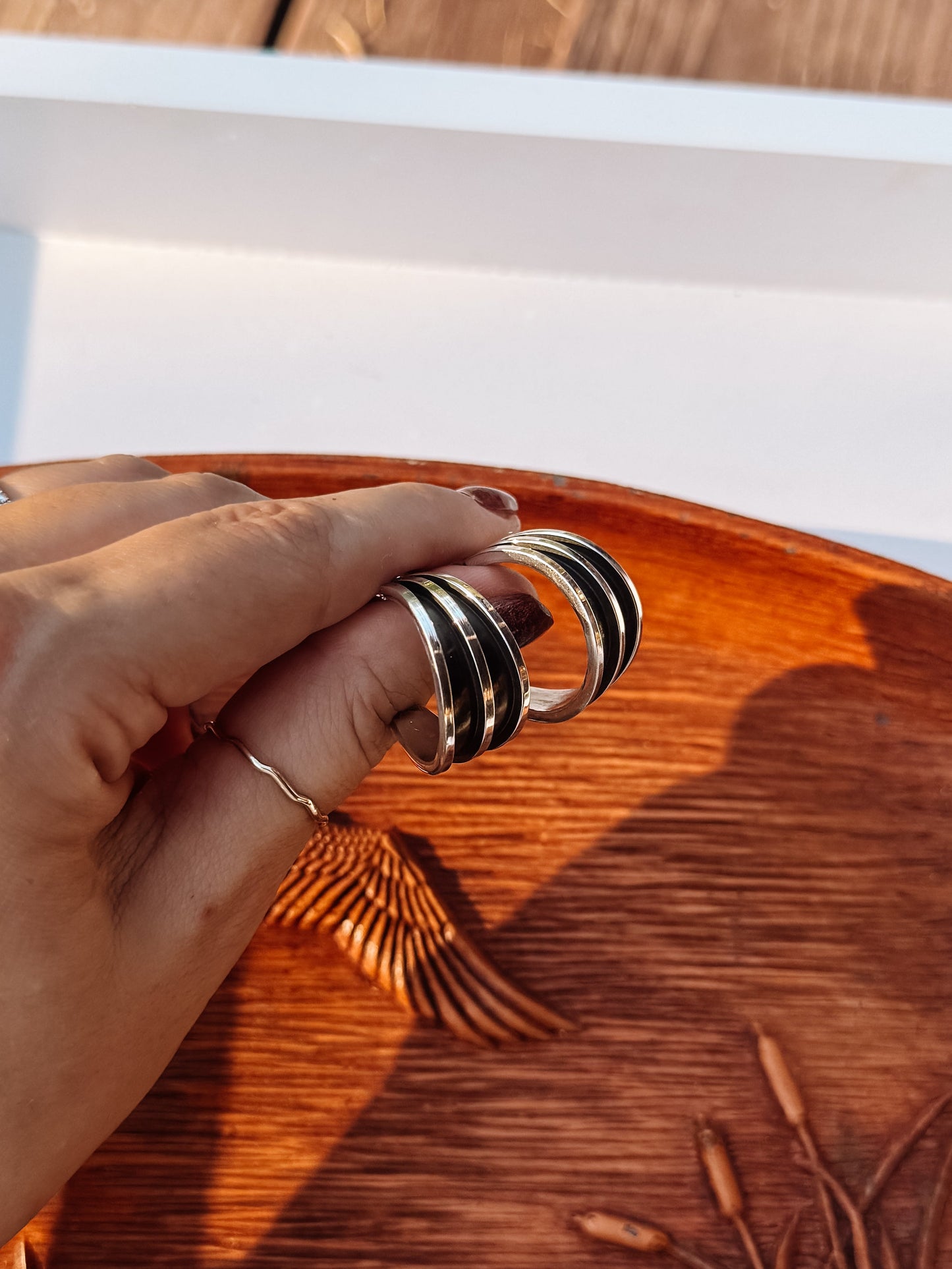 Irving Sterling Silver Hoops