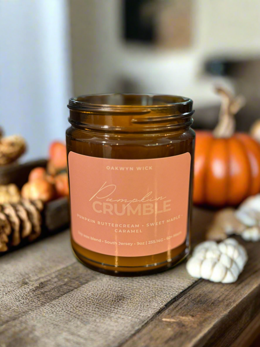 Pumpkin Crumble Candle 9oz