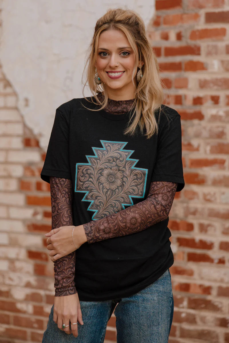 Bronzed Bloom Tee