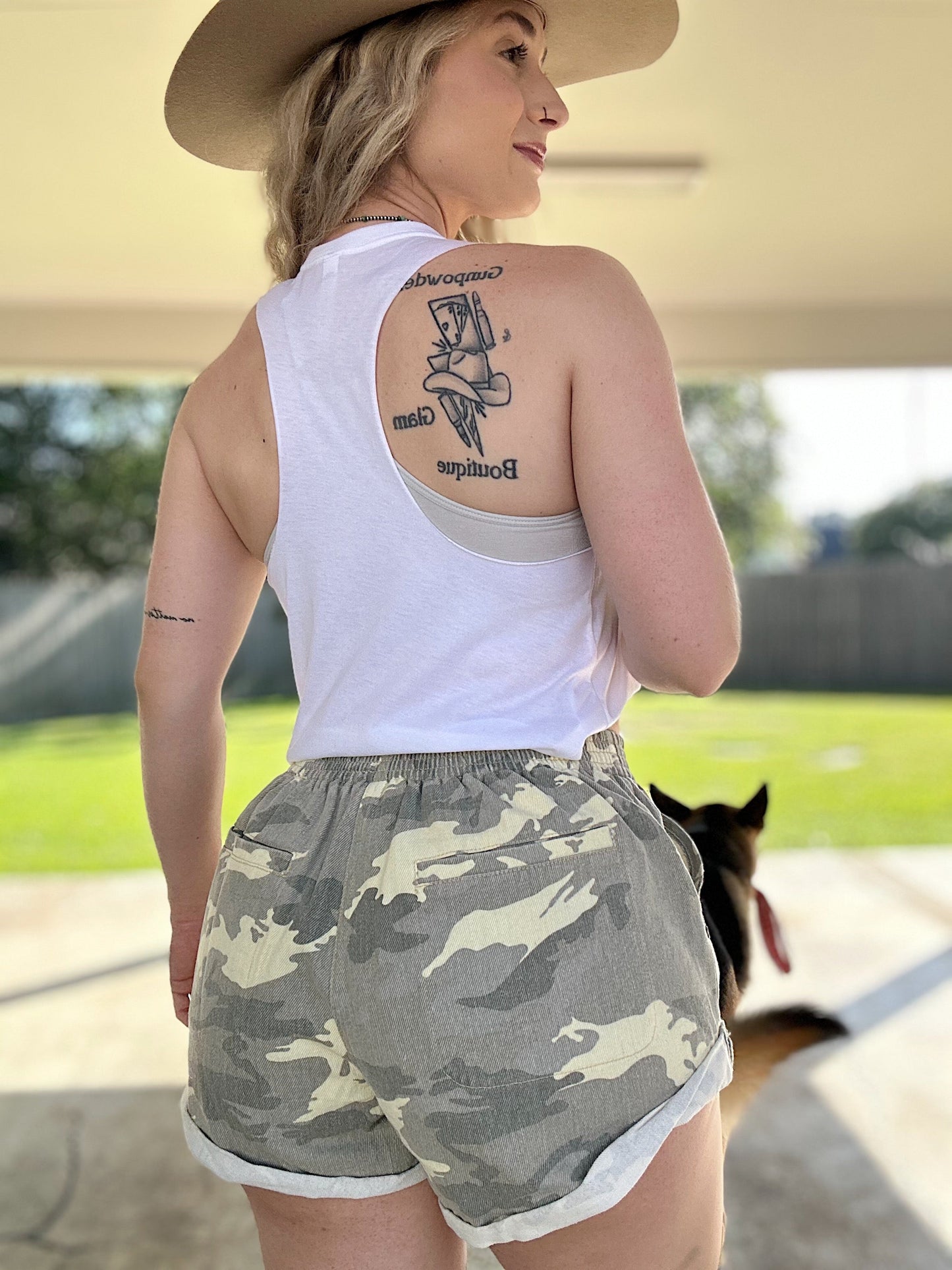 Western Matchbox Cropped Tank