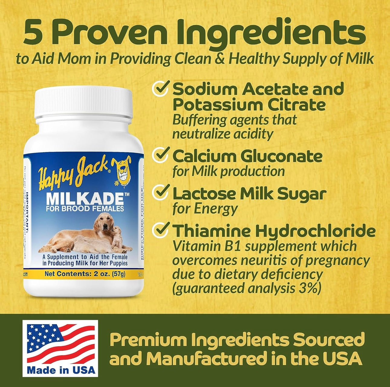 Happy Jack: Milkade 2 Oz.
