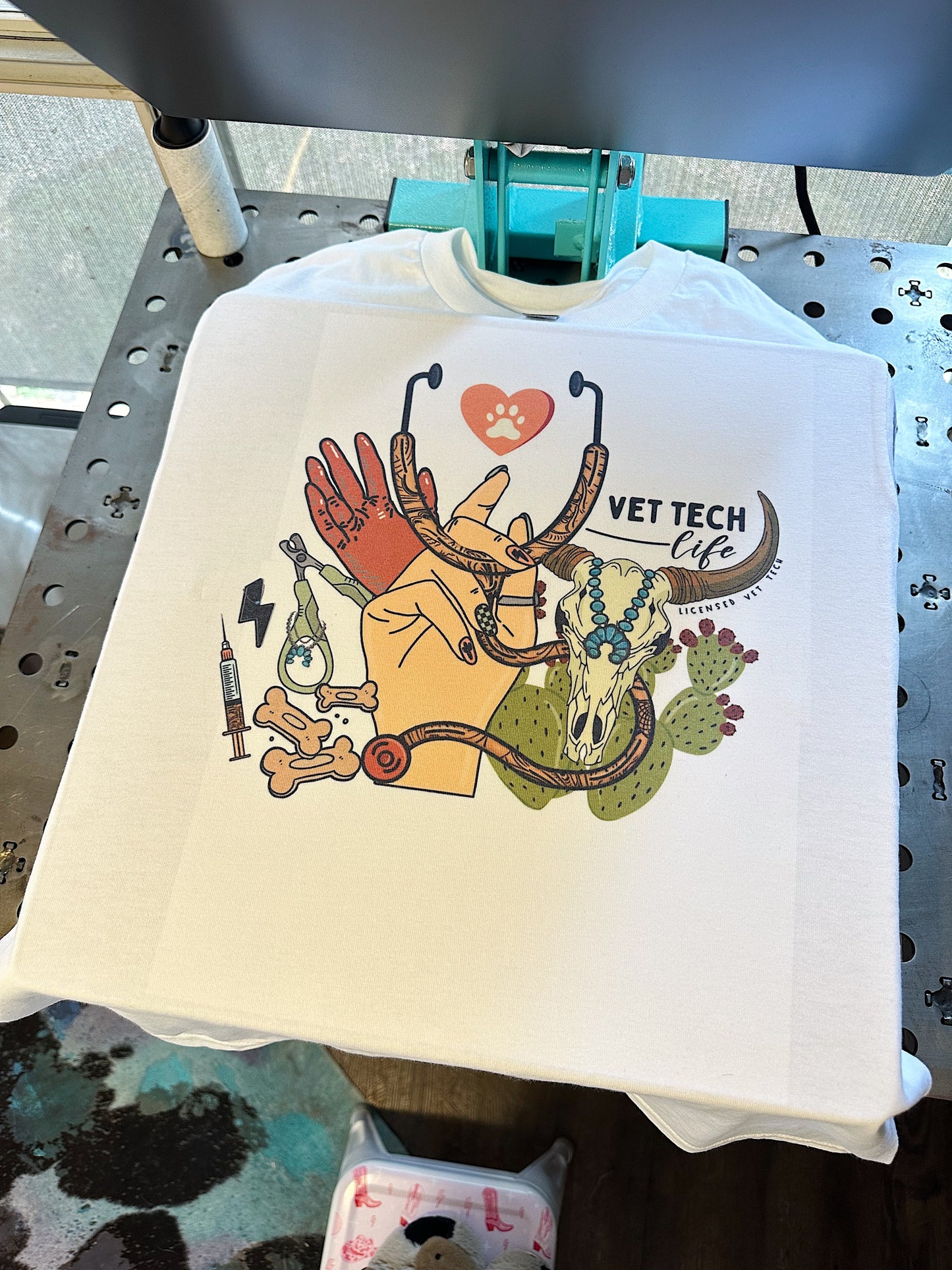 Western Vet Tech TEE, CREWNECK or QUARTER ZIP