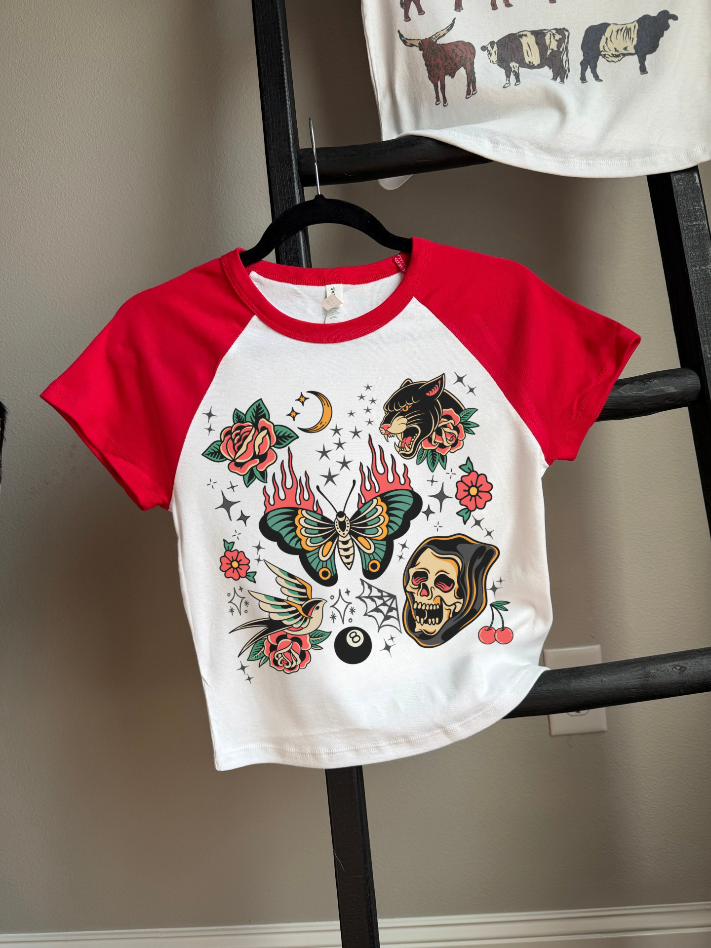 Trad Tattoo Baby Tee