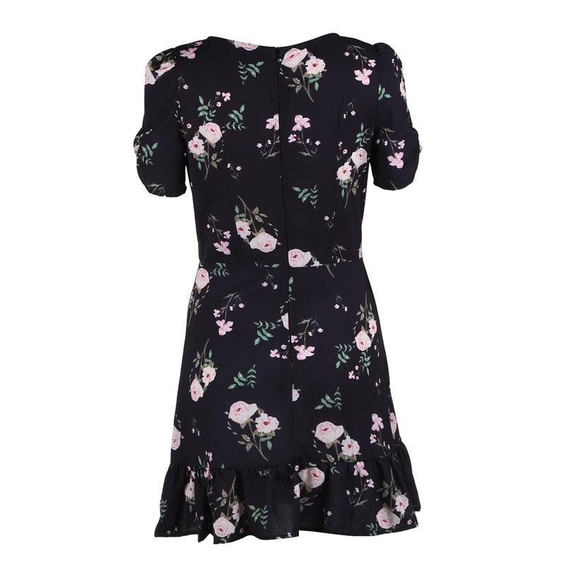 Boho Floral Summer Dress