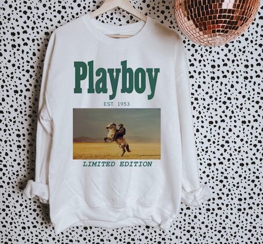 PlayCOWboy TEE or CREWNECK