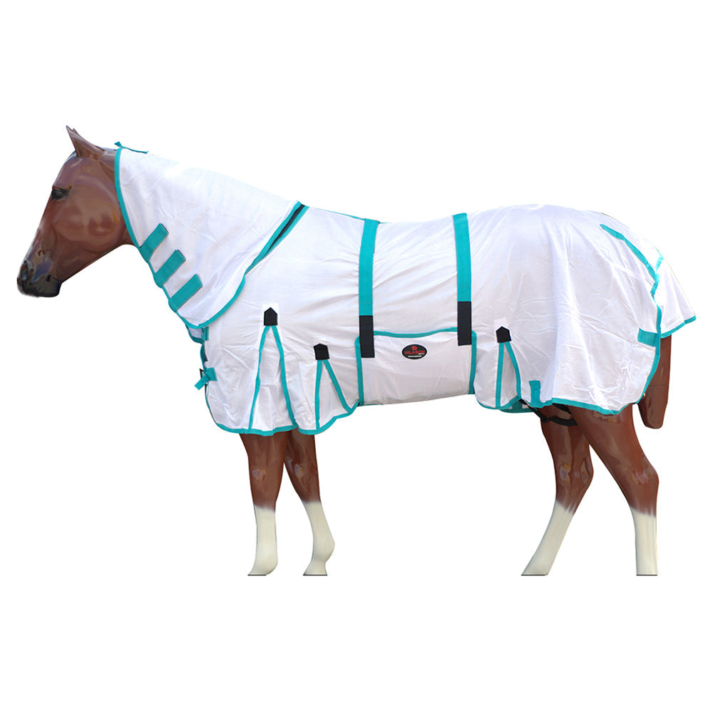 Hilason Uv Protect Mesh Bug Mosquito Horse Fly Sheet Summer Spring White