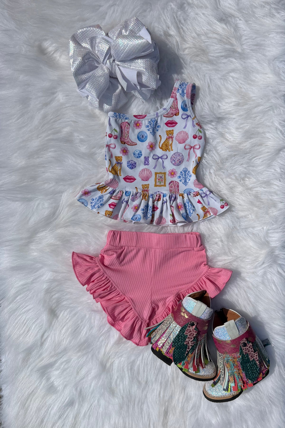 Cosmic Cowgirl One Shoulder Top  (FINAL SALE)