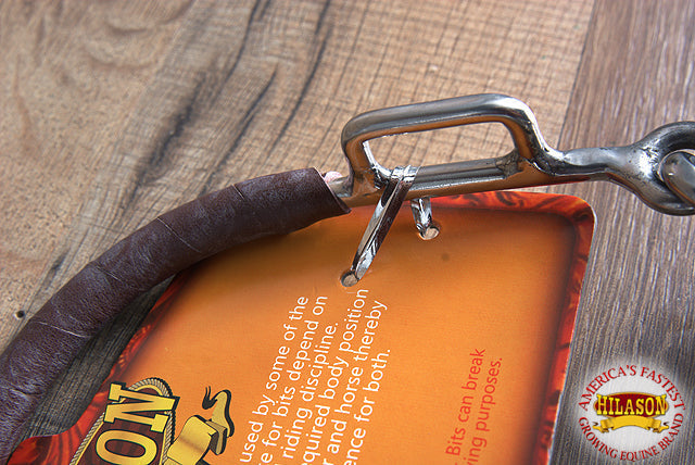 Hilason Western Horse 5" Twisted Wire Mouth Stainless Steel Hackamore Gag Bit