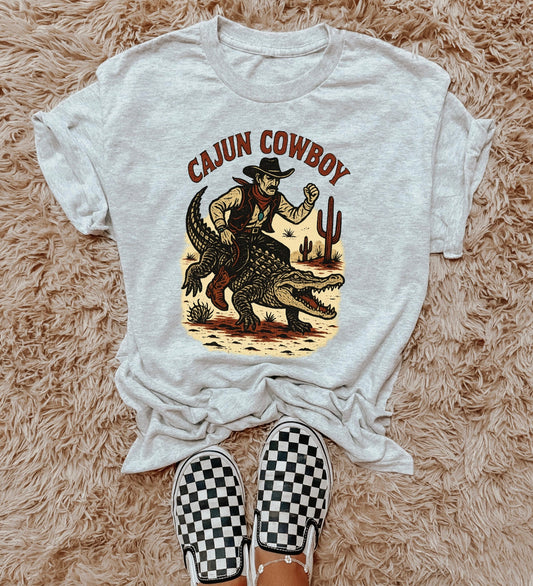 Cajun Cowboy TEE or CREWNECK