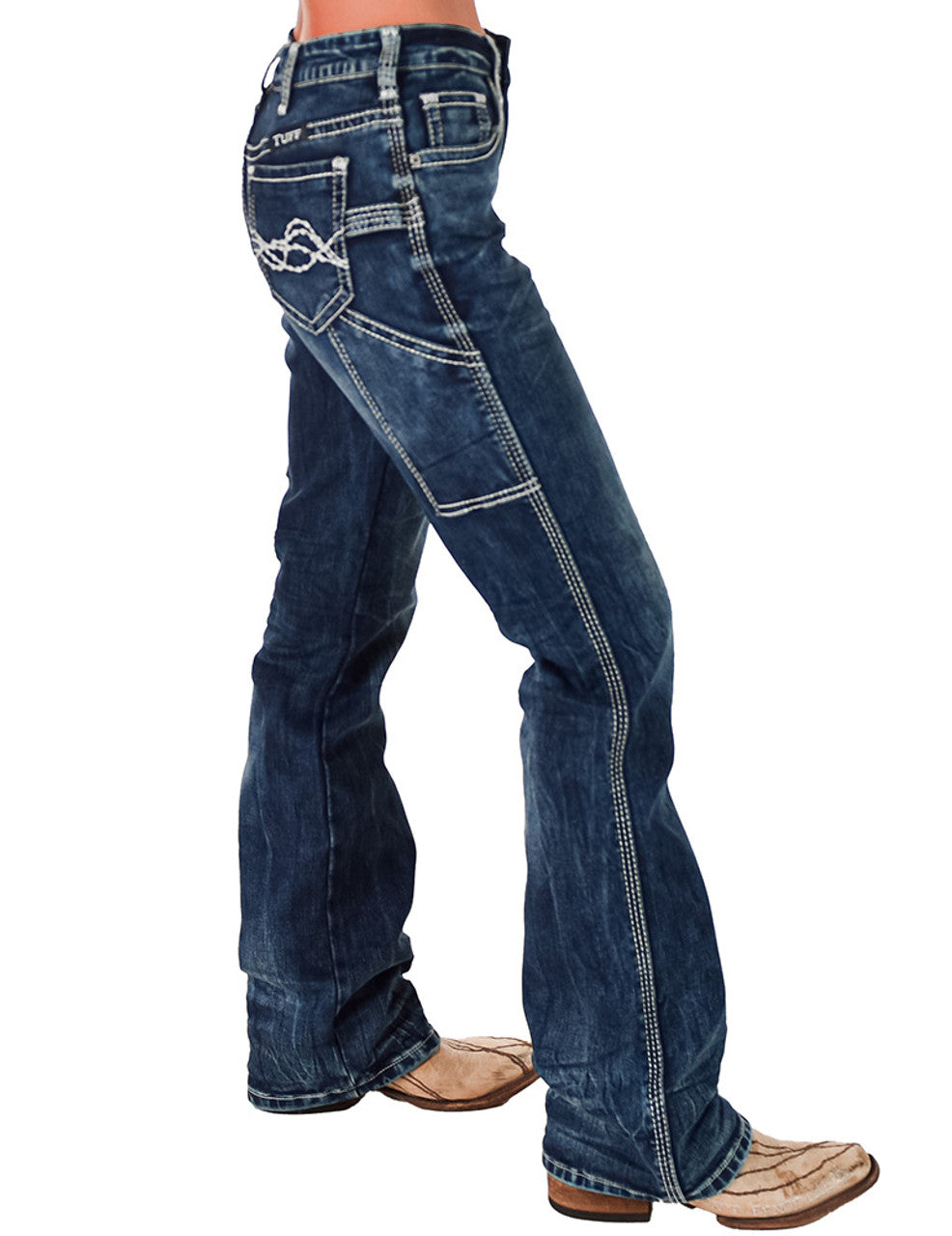 Flannel Cowgirl Carpenter Cowgirl Tuff Jeans