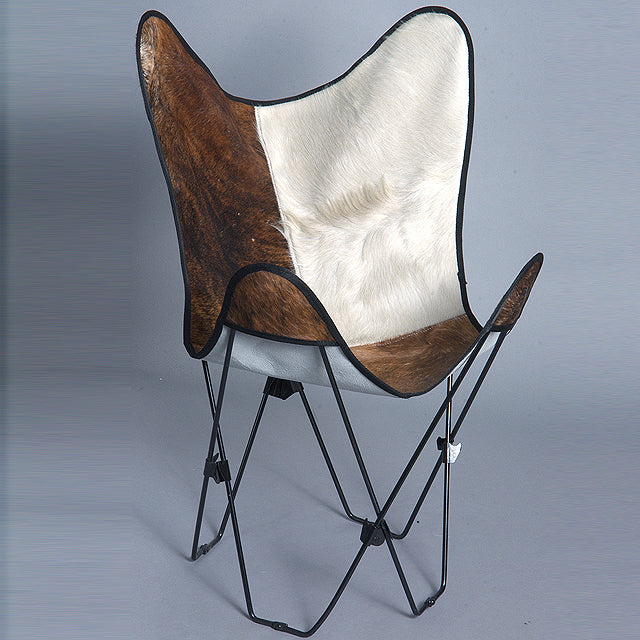 Made In Usa Genuine Leather Butterfly Chair Folding Modern Sling Seat