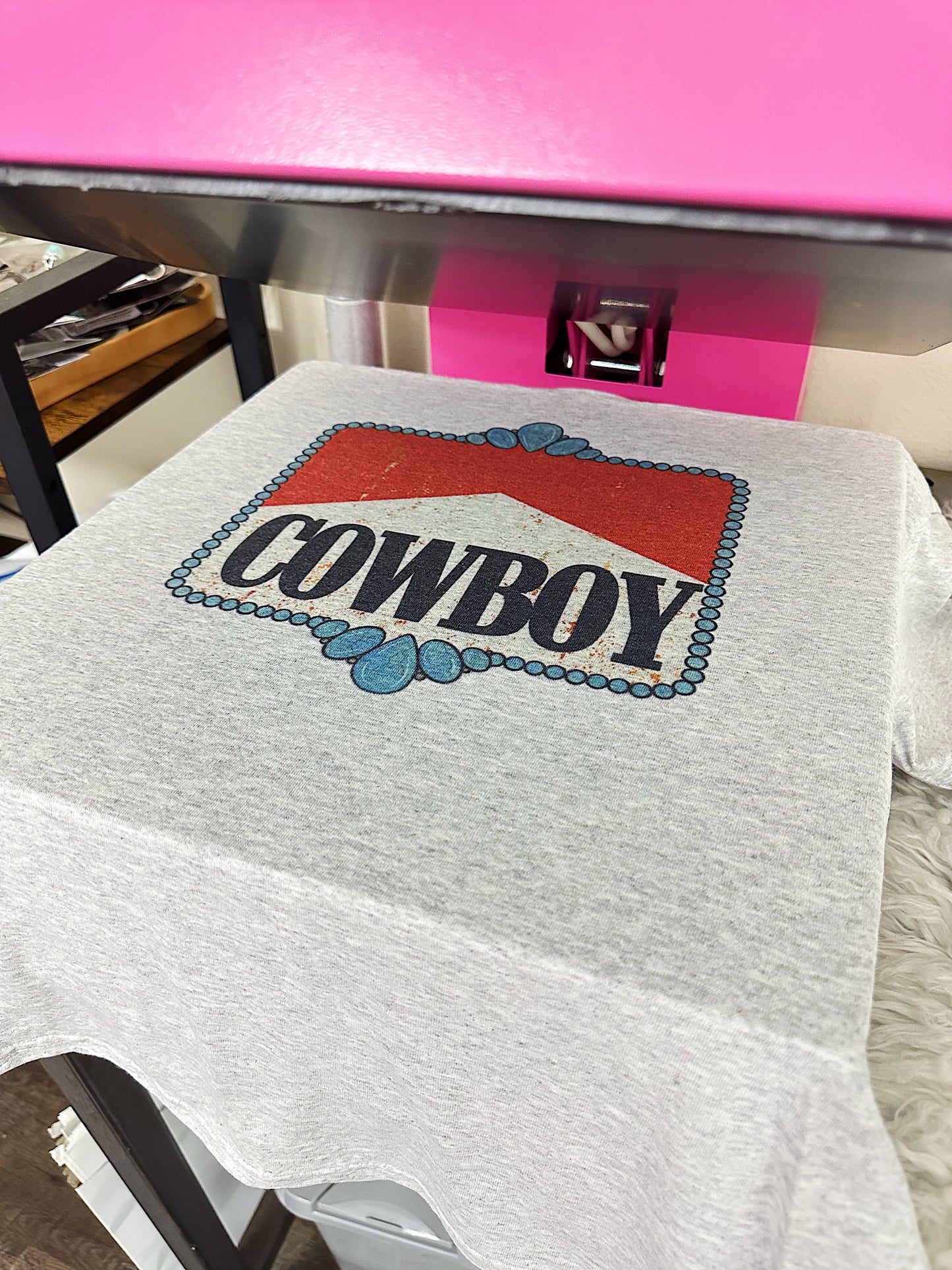 Cowboy TEE or CREWNECK
